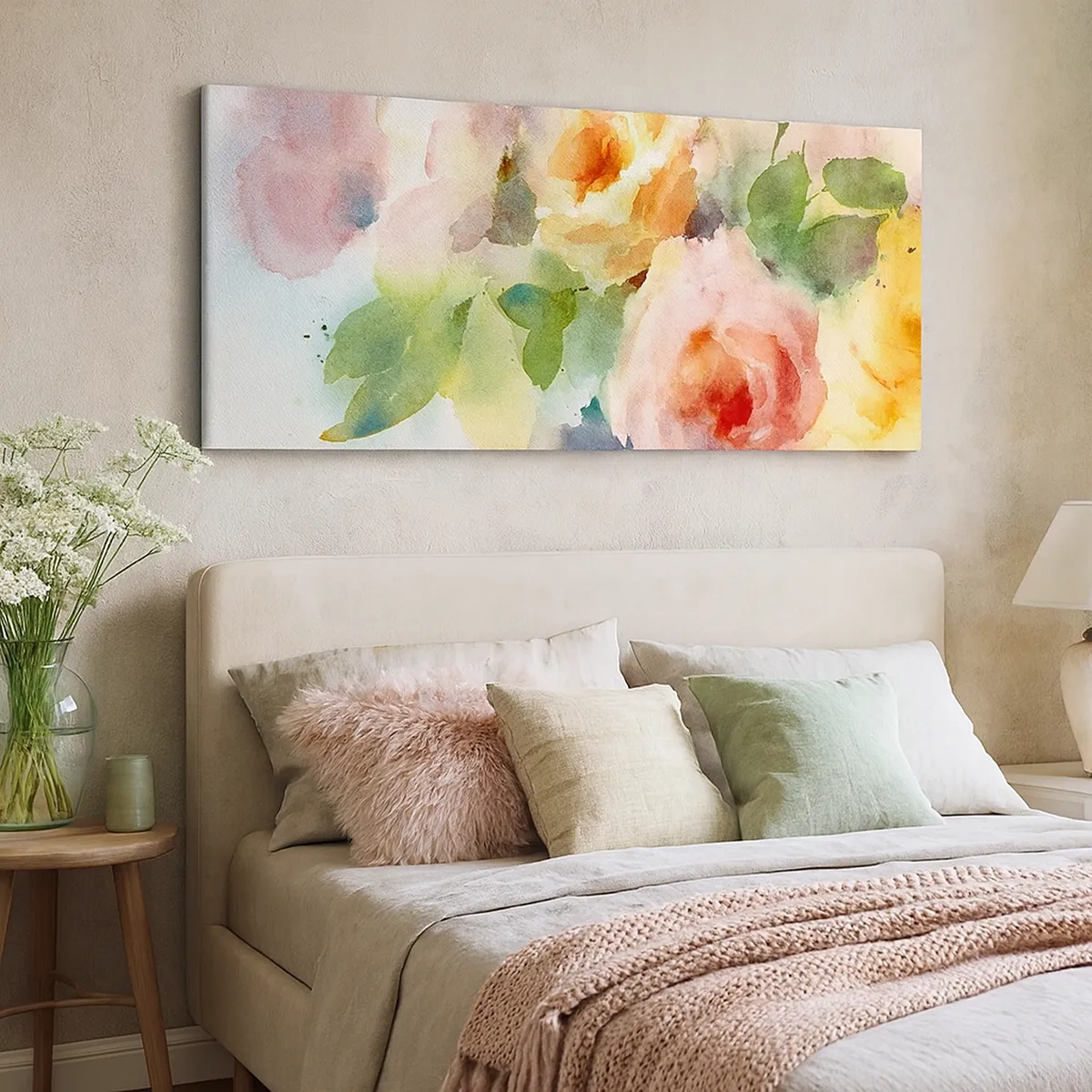 Obraz na plátně - Jemné jako akvarel - 30x30 cm