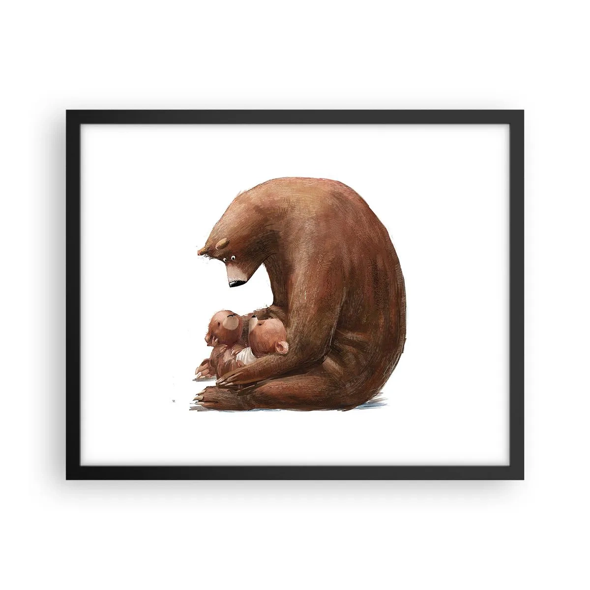Plakát v černém rámu - Sladké sny, děti - 50x40 cm