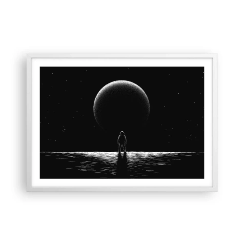 Plakát v bílém rámu - Tváři v tvář - 70x50 cm