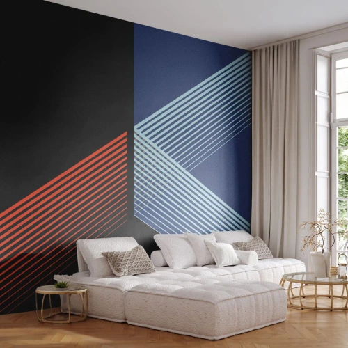 Fototapeta Samolepicí Deluxe Sticker - Jednoduchý příběh - Abstrakce, Kus, Kresba tužkou - 100x70 cm