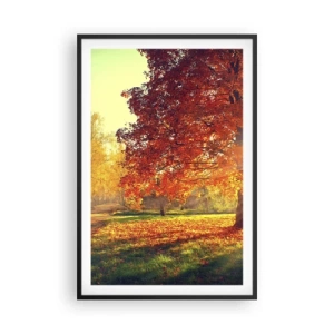 Plakát v černém rámu - Rudé je krásné - 61x91 cm