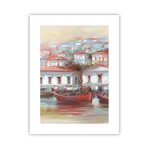 Plakát - Šťastné městečko - 30x40 cm