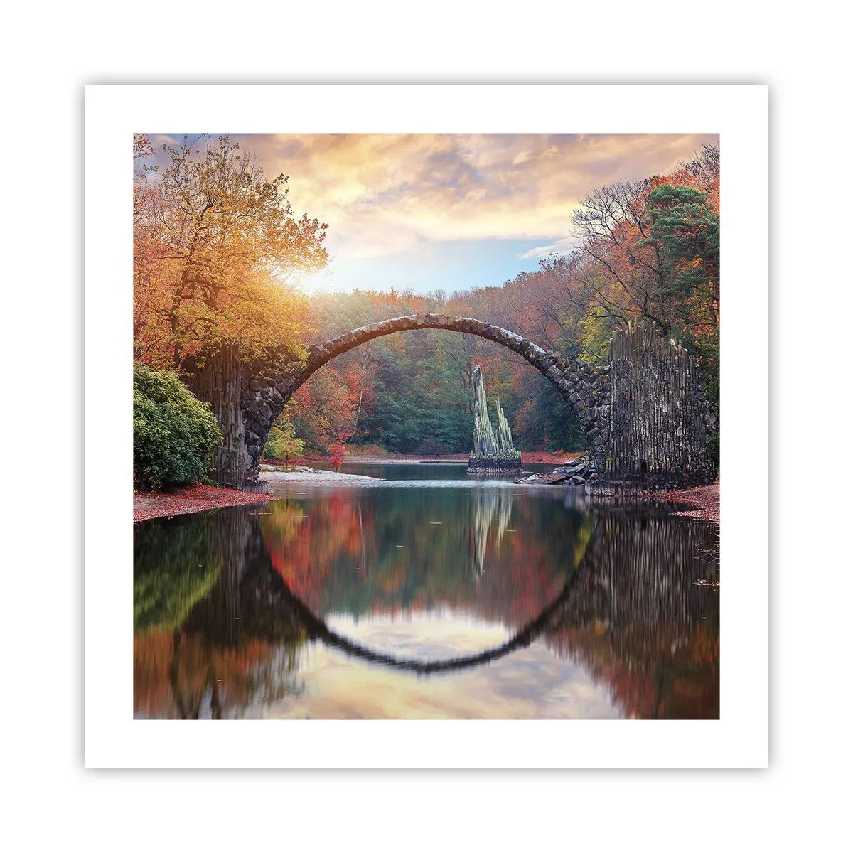 Plakát - Za zrcadlem - 50x50 cm