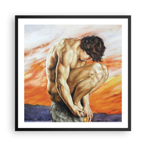 Plakát v černém rámu - Ponořen do sebe - 60x60 cm