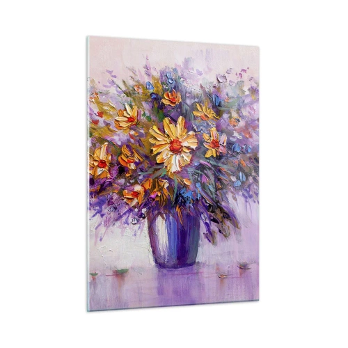 Obraz na skle - Sladce voní, sladce vypadá - 50x70 cm