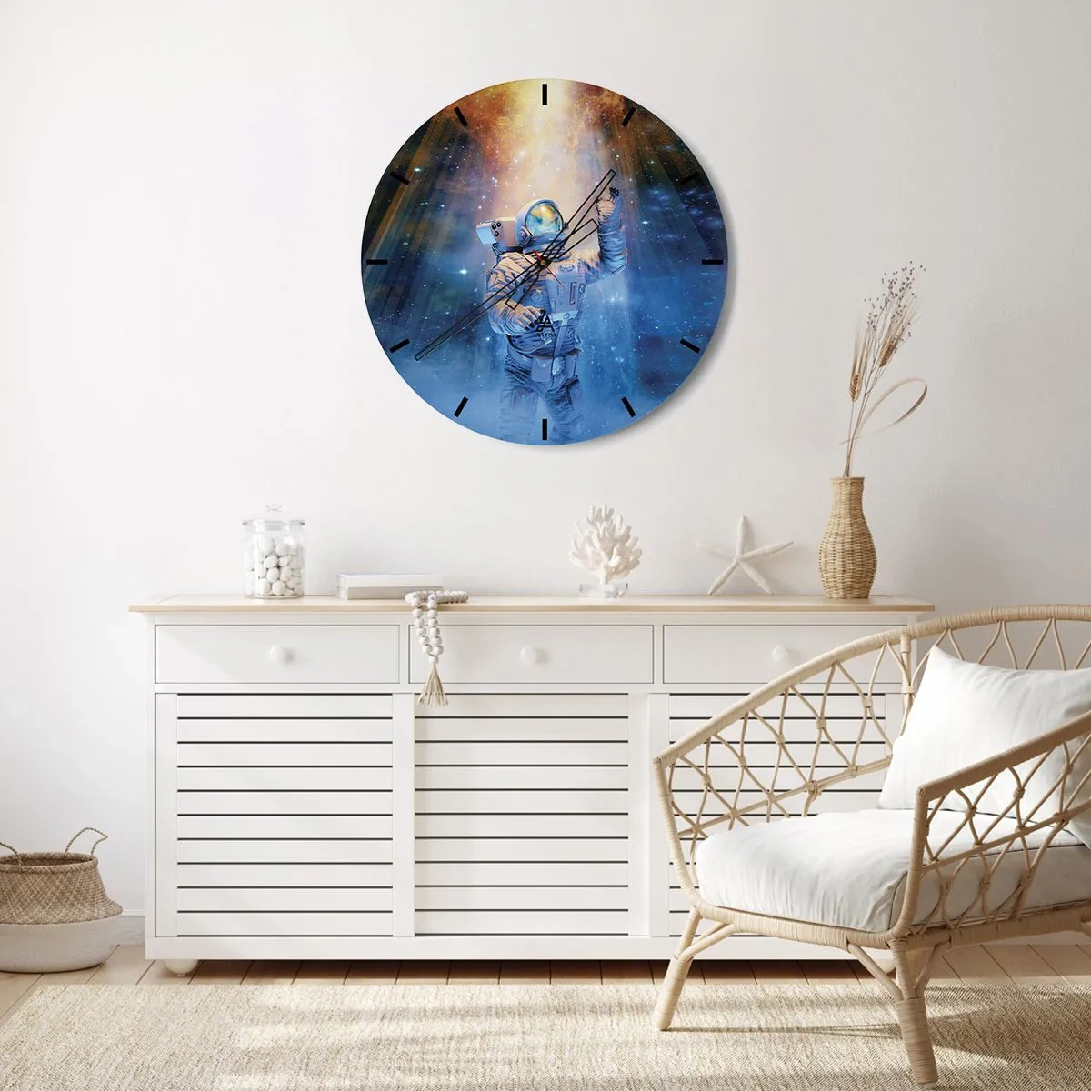 Nástěnné hodiny - Konečně v cíli - 40x40 cm