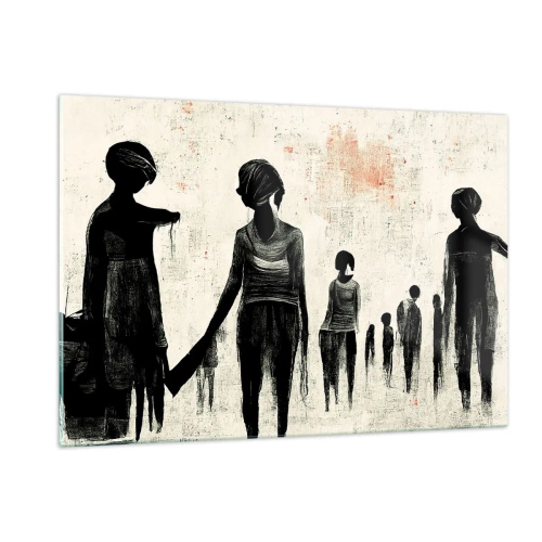 Obraz na skle - Proti samotě - 120x80 cm