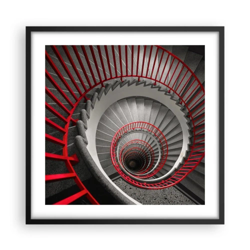 Plakát v černém rámu - Architektonické hry - 50x50 cm