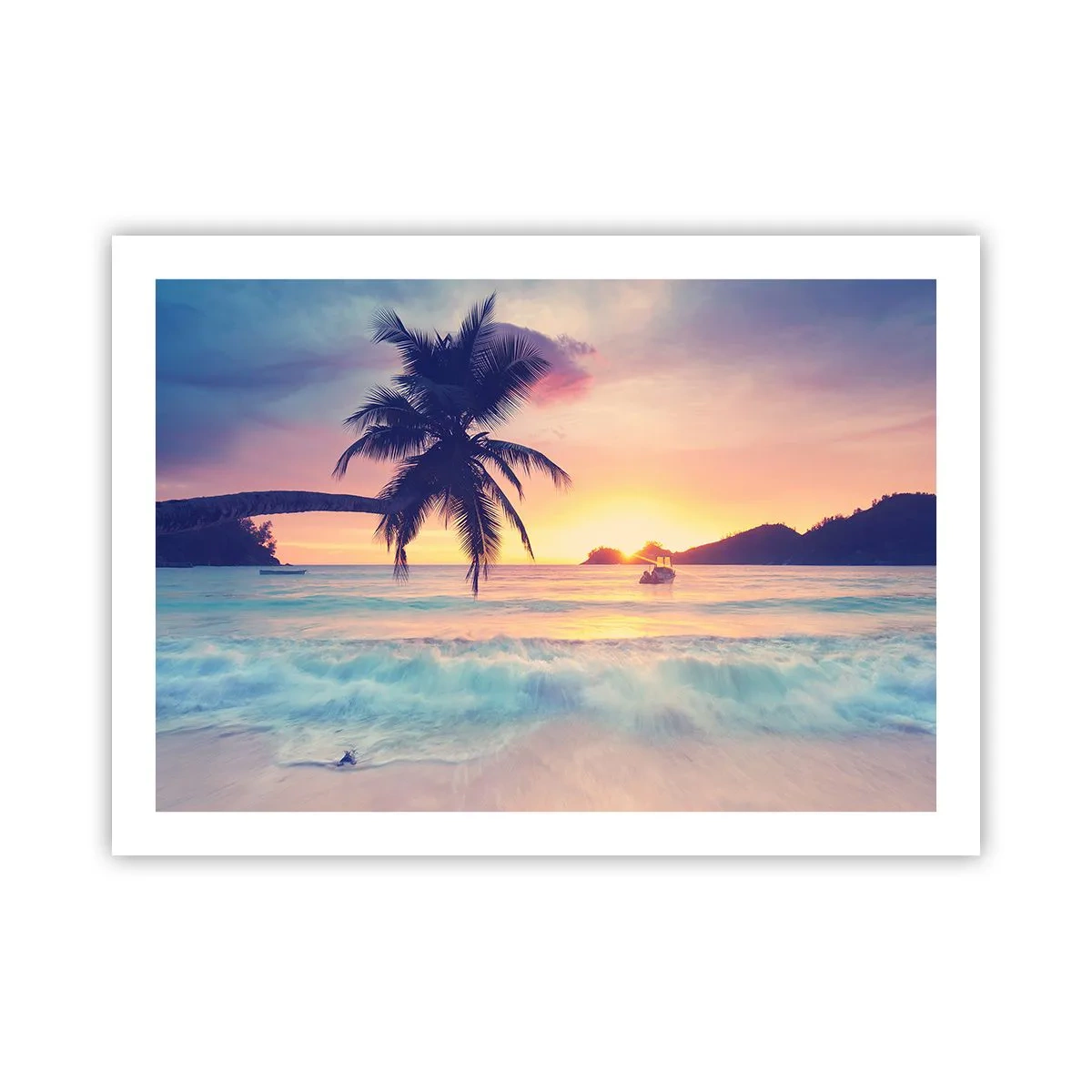 Plakát - Večer v zátoce - 70x50 cm