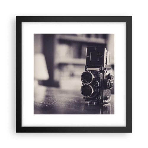 Plakát v černém rámu - Kouzlo staré fotografie - 30x30 cm