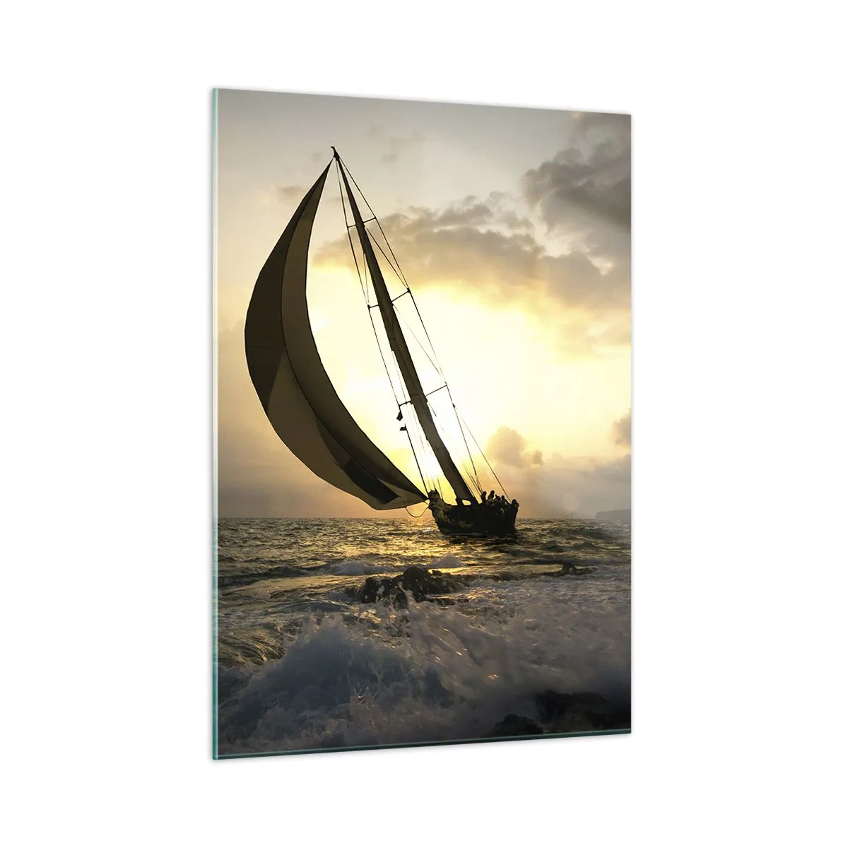Obraz na skle - S větrem a proti větru - 50x70 cm