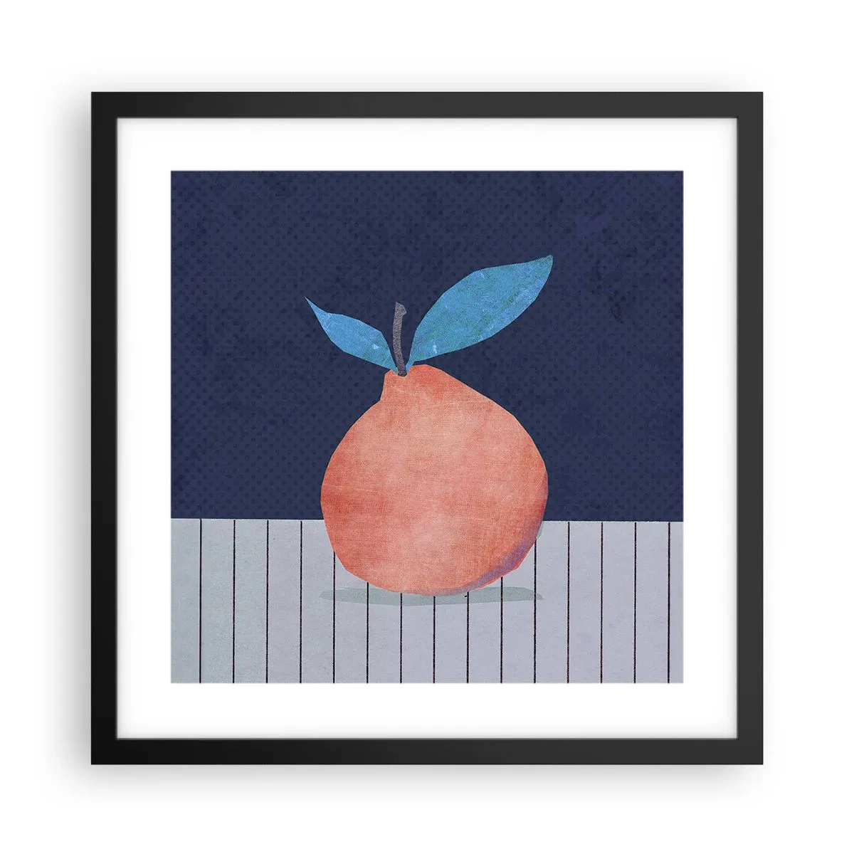 Plakát v černém rámu - Konvexita a rovina - 40x40 cm