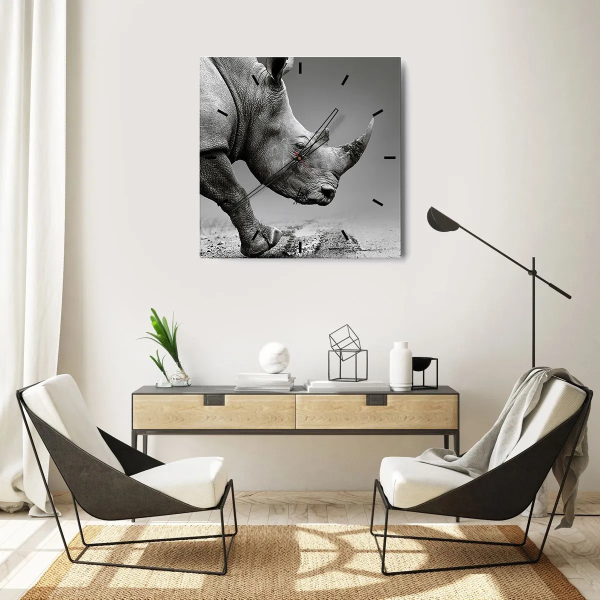 Nástěnné hodiny - Nezastavitelná síla - 40x40 cm