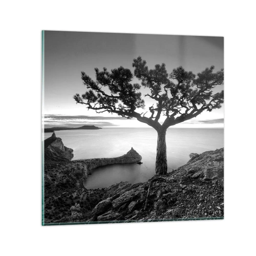 Obraz na skle - Klid až k horizontu - 40x40 cm