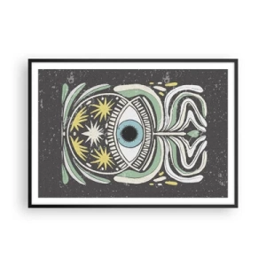 Plakát v černém rámu - Kmenové rituály - 100x70 cm