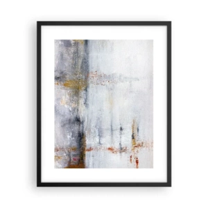 Plakát v černém rámu - Za závojem vzduchu - 40x50 cm