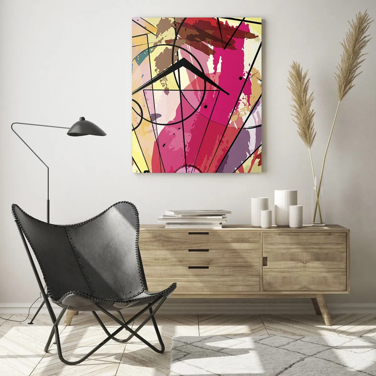 Obraz na skle - Výbuch - 50x70 cm