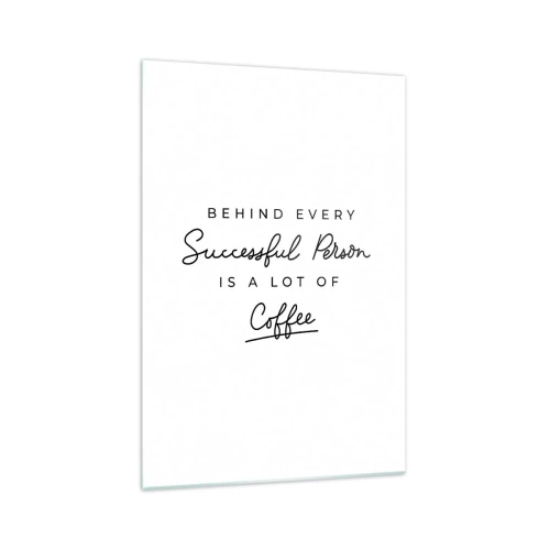 Obraz na skle - Tajemství úspěchu - 70x100 cm