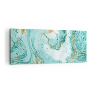 Obraz na plátně - Pod velkou vlnou z epochy Edo - 120x50 cm