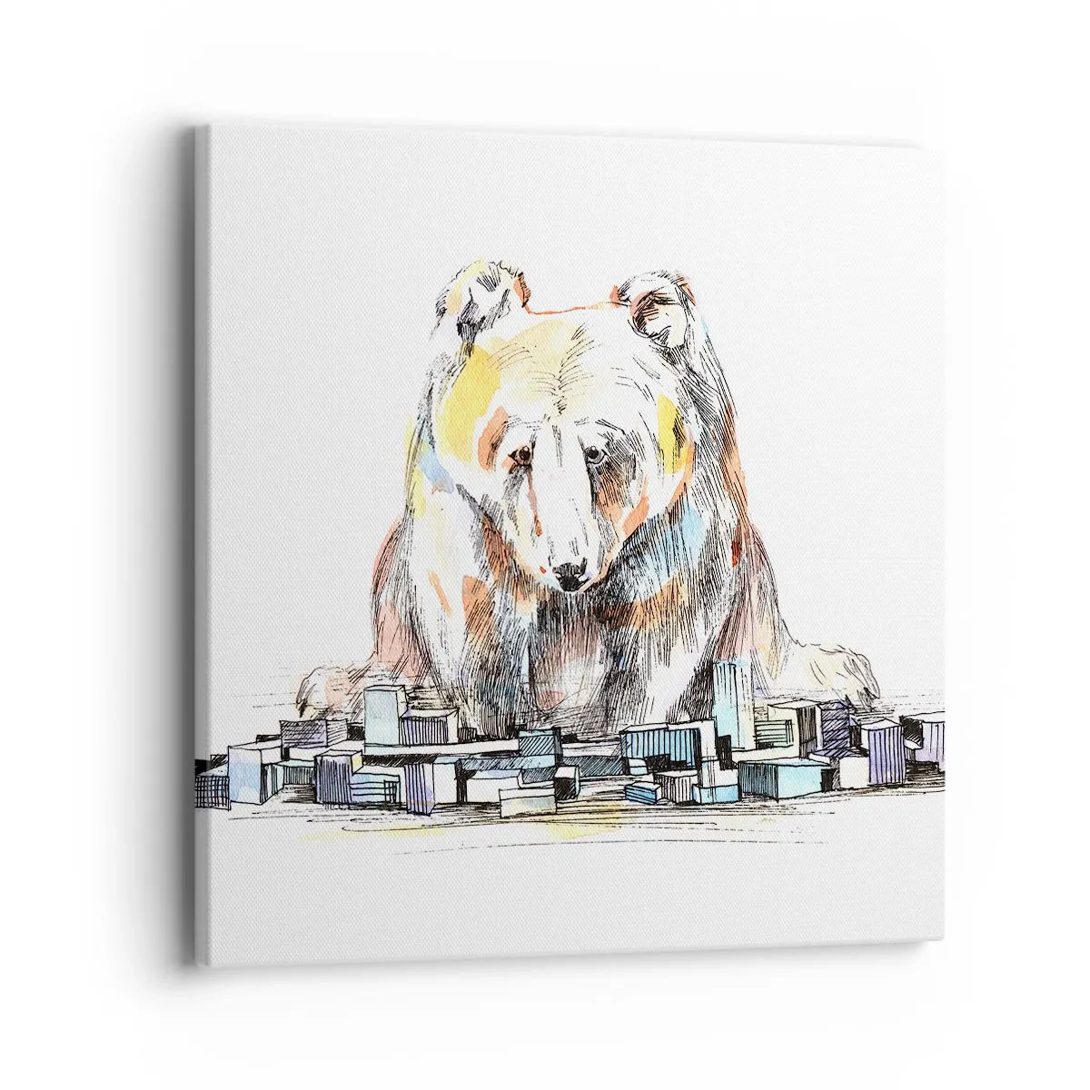 Obraz na plátně - Jak lze takto žít? - 40x40 cm