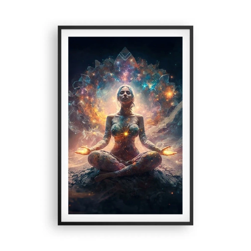 Plakát v černém rámu - Proudění dobré energie - 61x91 cm