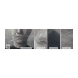 Vzor Fototapety Premium Canvas - Ani slovo - Abstrakce, Grafika, Tvář - 100x30 cm