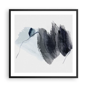 Plakát v černém rámu - Intenzita a pohyb - 60x60 cm