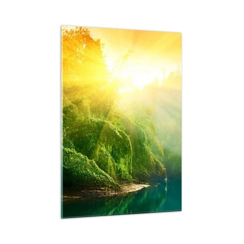 Obraz na skle - Utopit se ve sluncí a ve stínu - 50x70 cm