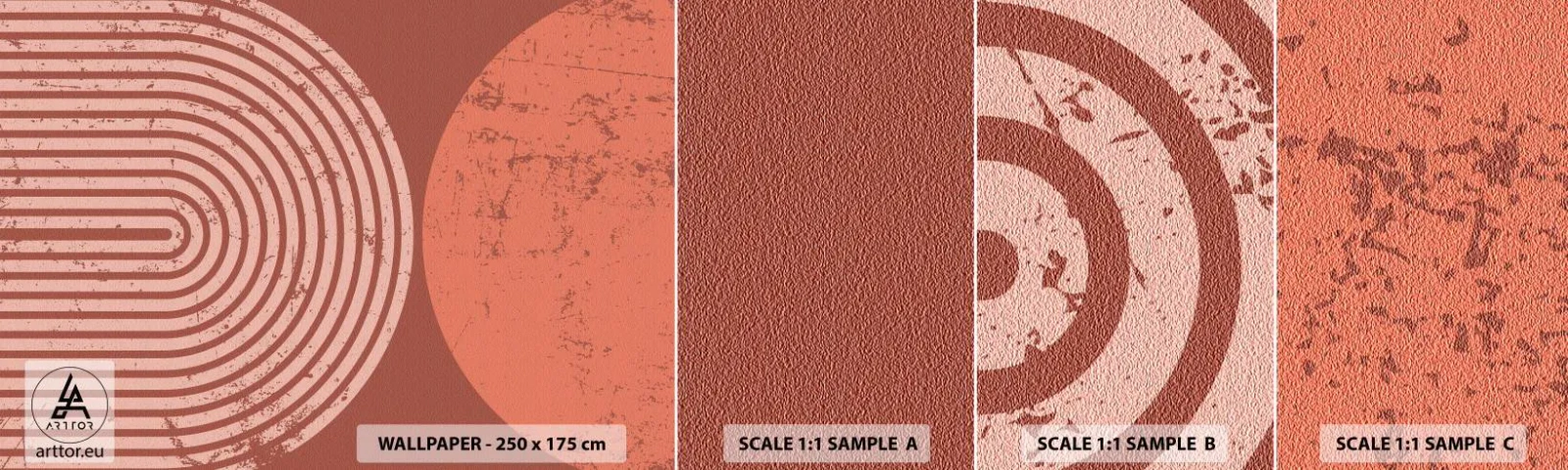 Fototapeta Vzorek Standard Eco - Blízký vztah - Minimalismus, Moderní, Abstrakce - 100x30 cm