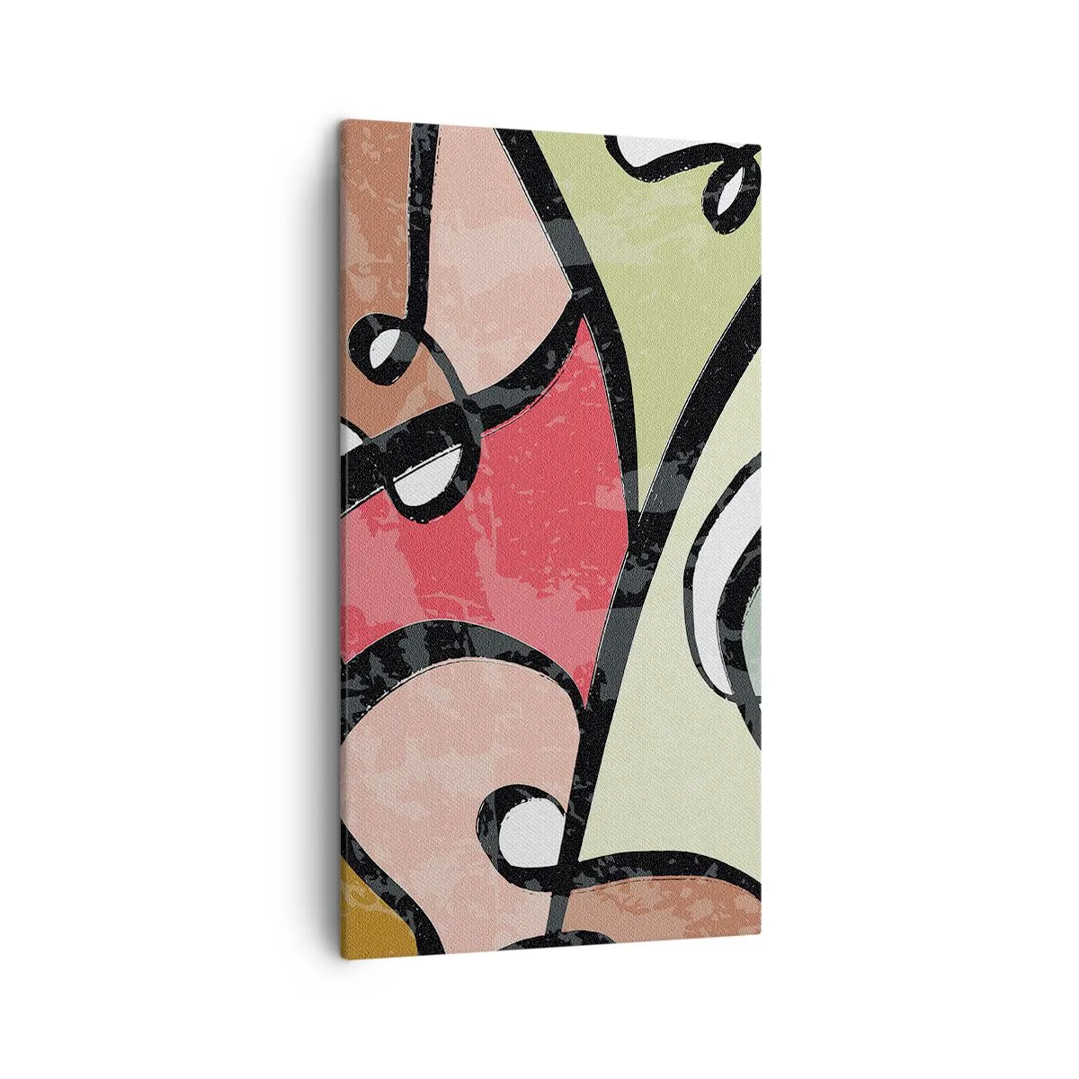 Obraz na plátně - Piruety uprostřed barev - 45x80 cm