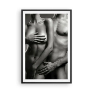 Plakát v černém rámu - Adam a Eva - 61x91 cm