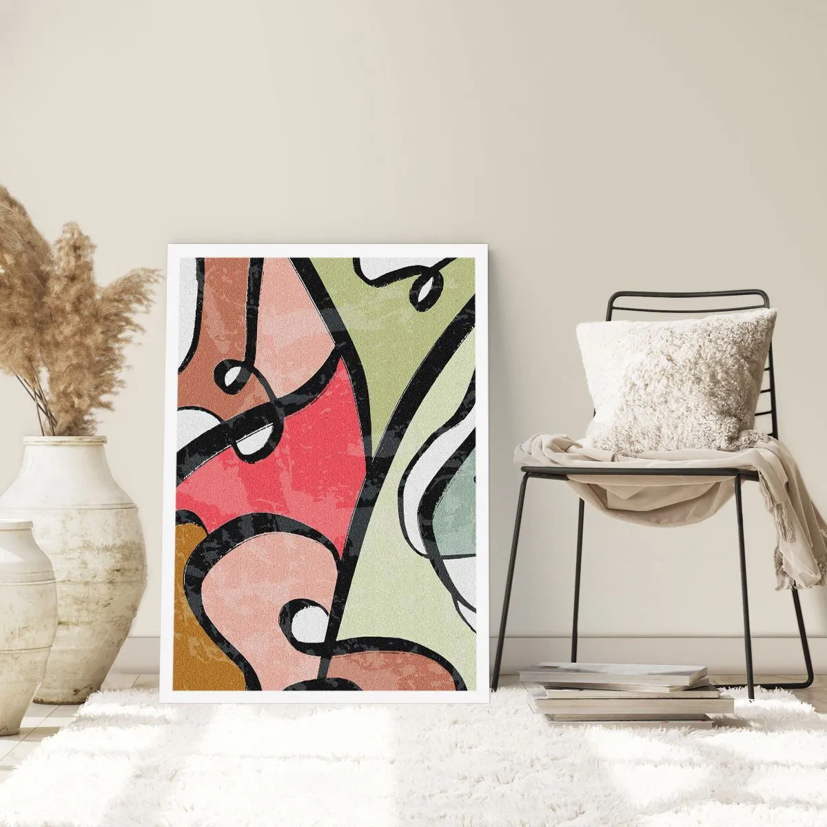 Plakát - Piruety uprostřed barev - 50x70 cm