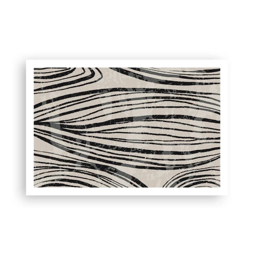 Plakát - Močál s liniemi - 91x61 cm