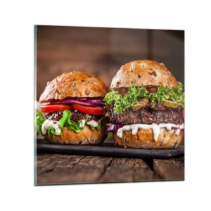 Obraz na skle - American dream - 40x40 cm