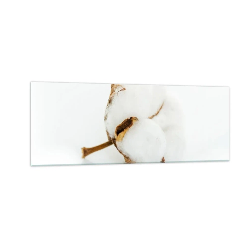 Obraz na skle - Měkká od přírody - 140x50 cm