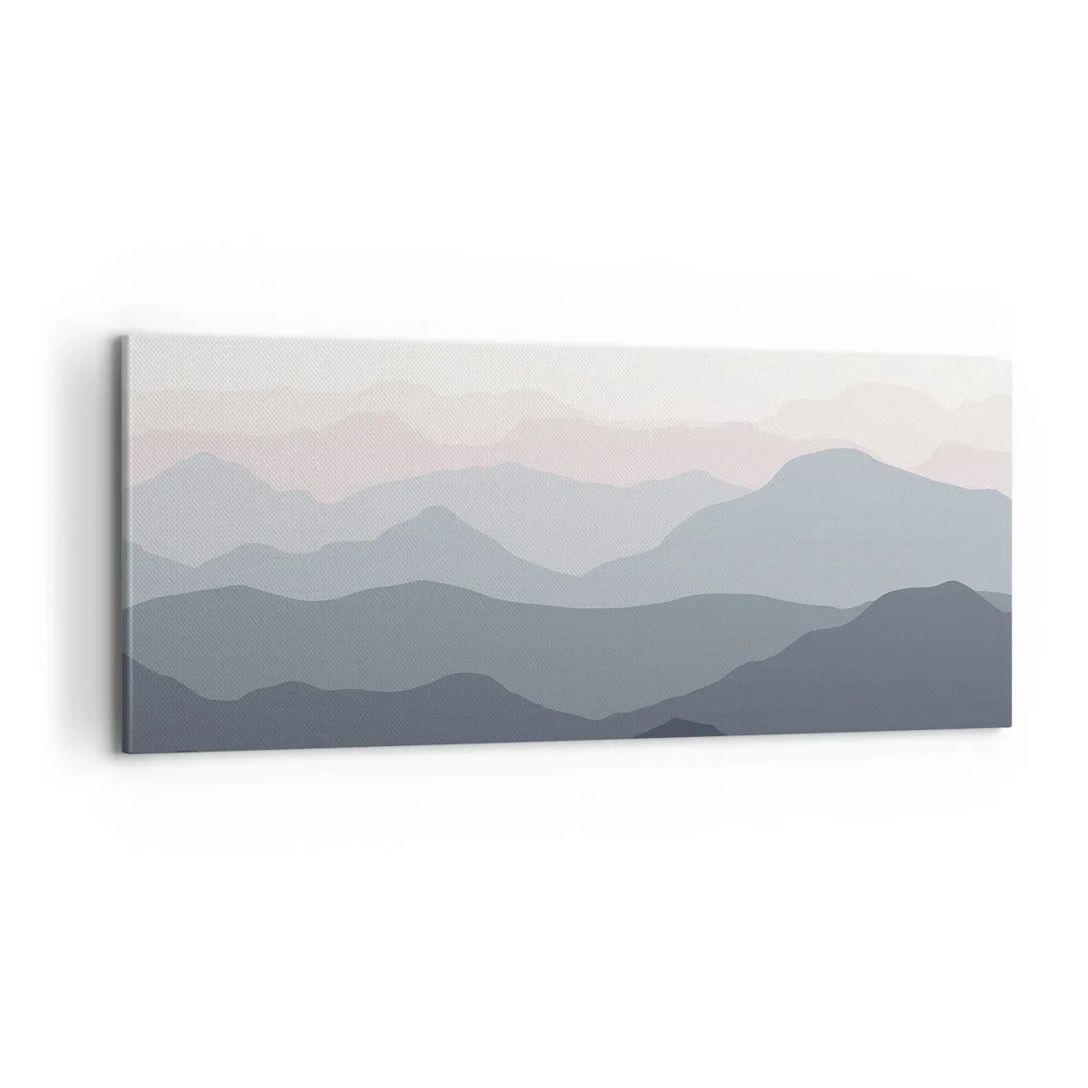 Obraz na plátně - Vlny hor - 100x40 cm