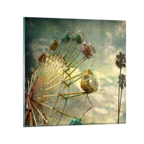 Obraz na skle - Bude, bude zábava… - 60x60 cm