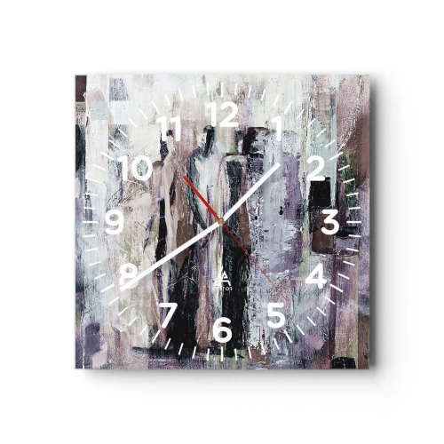 Nástěnné hodiny - Tajemná trojice - 30x30 cm