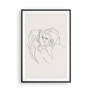 Plakát v černém rámu - Zamotaní citem - 61x91 cm