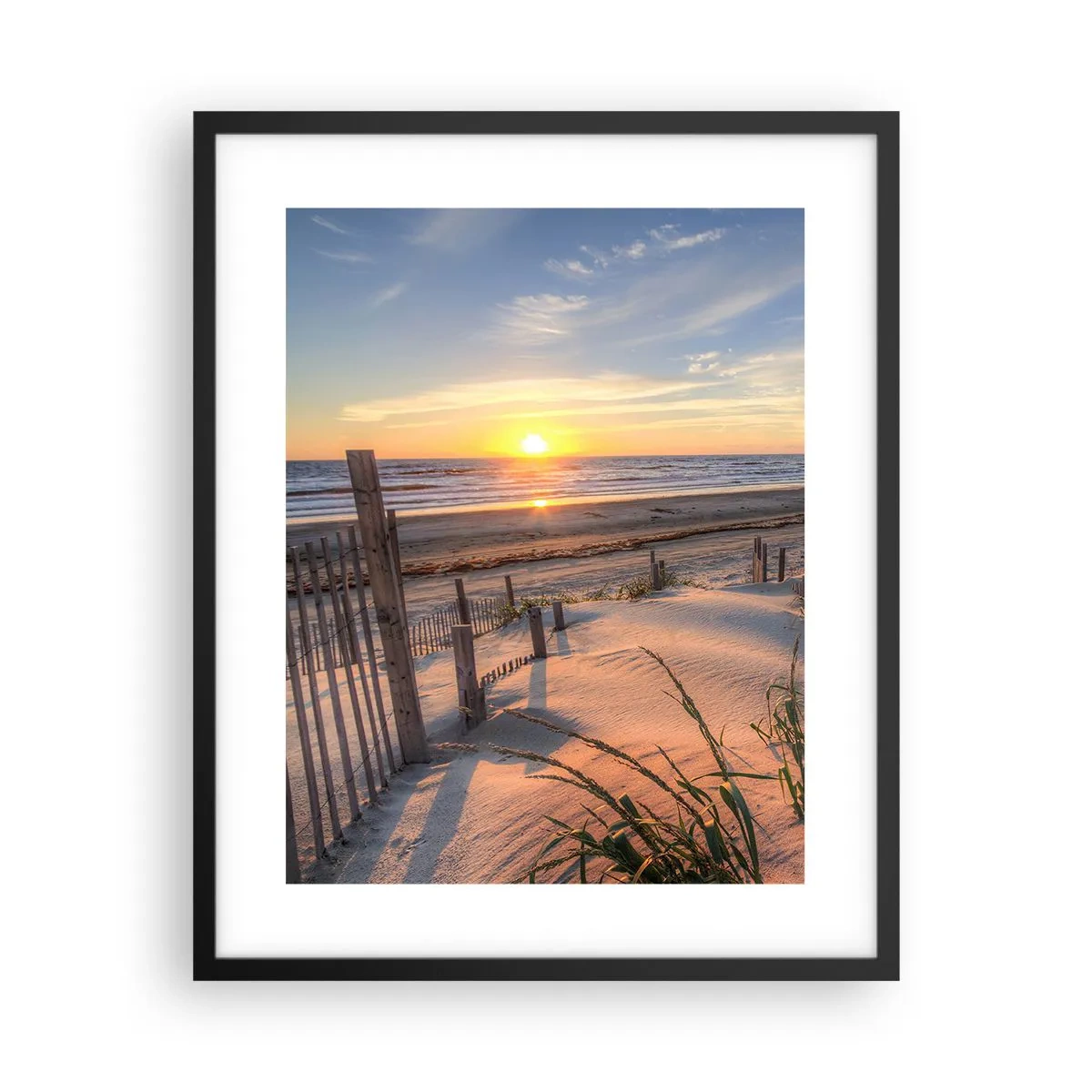 Plakát v černém rámu - Odlesk a stín větru - 40x50 cm