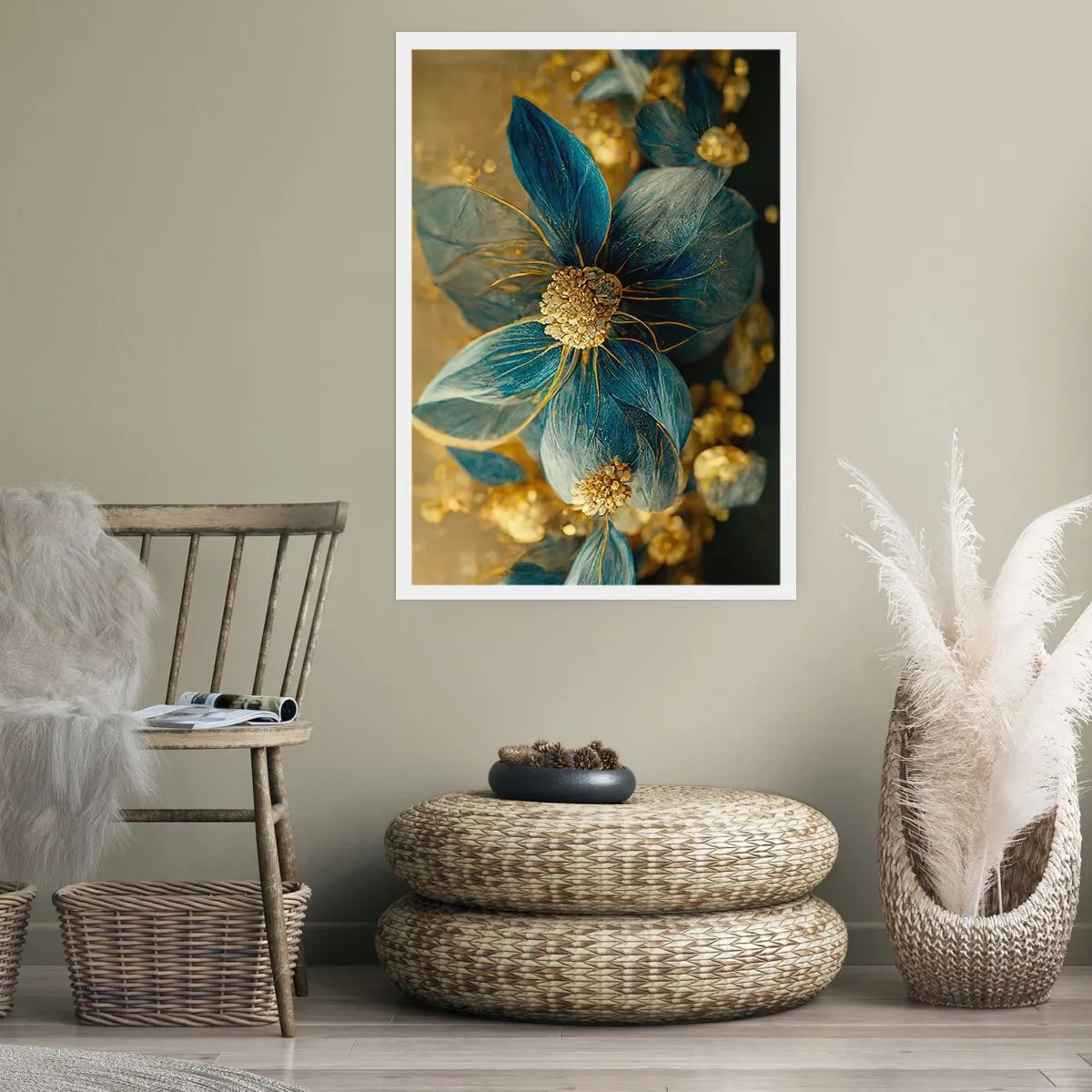 Plakát - Rozkvést zlatem - 70x100 cm