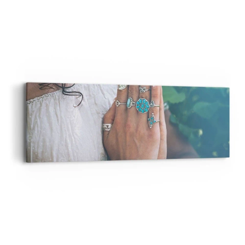 Obraz na plátně - Vítejte v centru bytí - 90x30 cm