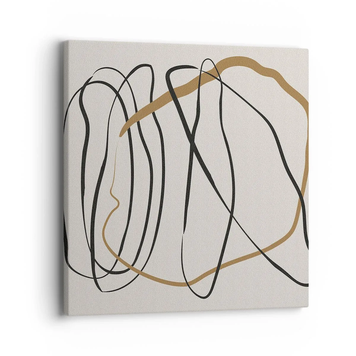 Obraz na plátně - Kompozice – tanec ve smyčce - 40x40 cm