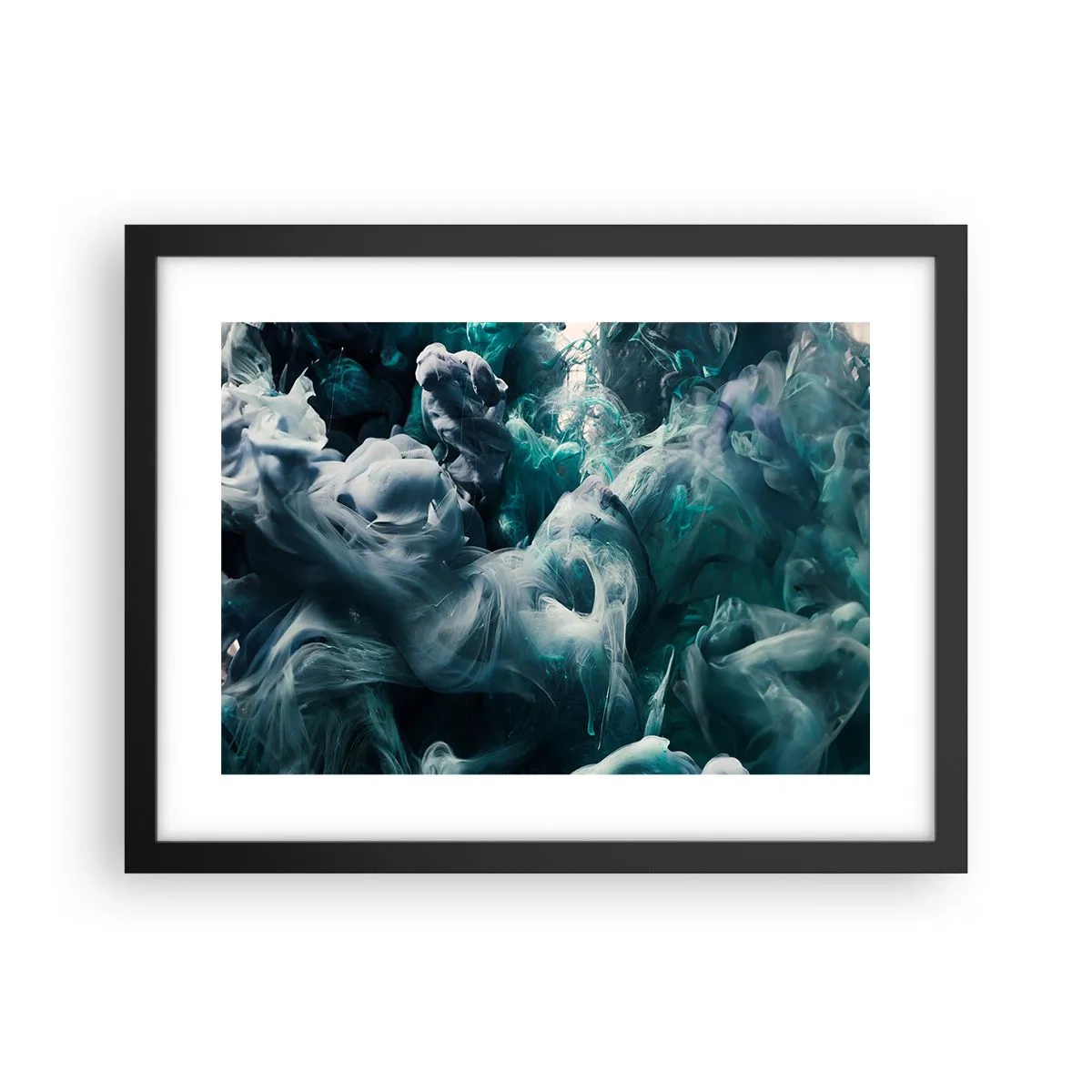 Plakát v černém rámu - Pohyb barvy - 40x30 cm