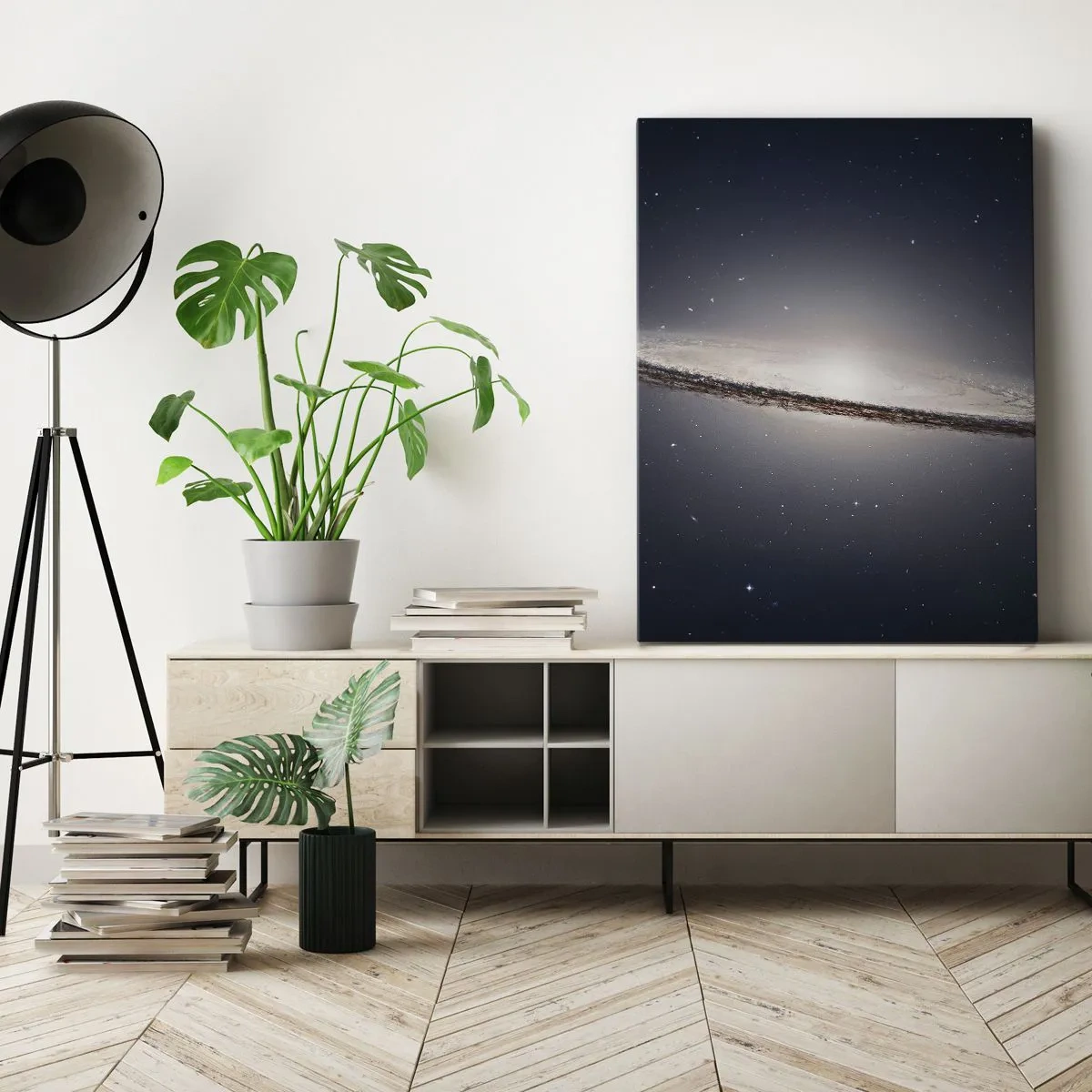 Obraz na plátně - Kdysi dávno, v jedné vzdálené galaxii… - 50x70 cm