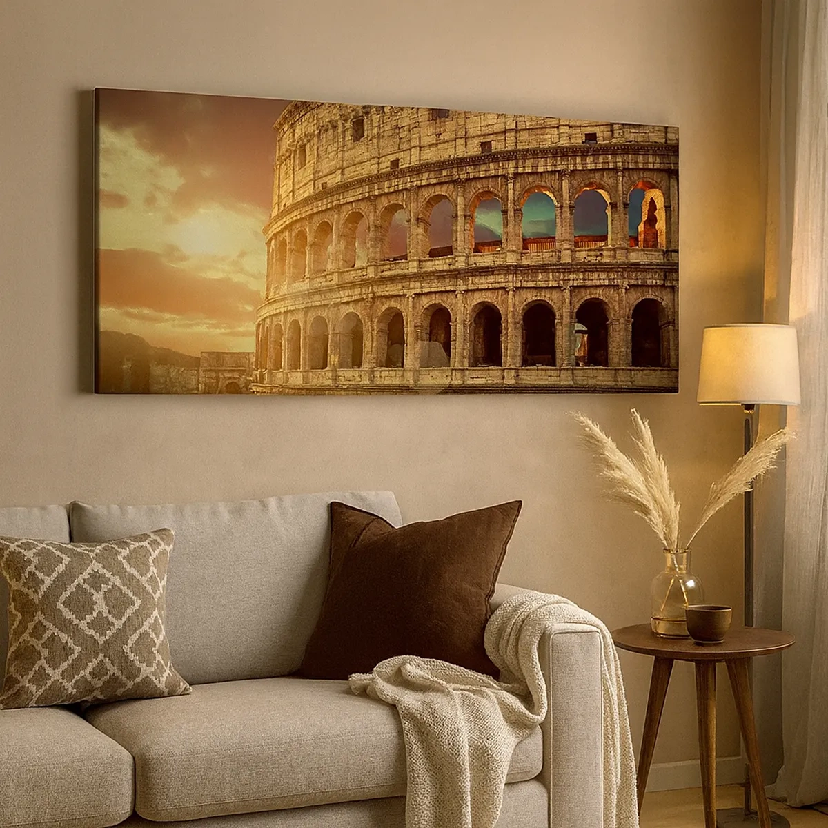 Obraz na plátně - Kolosální dojem - 30x30 cm