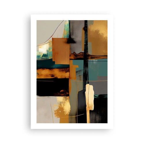 Plakát - Abstrakce – světlo a stín - 50x70 cm