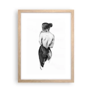 Plakát v rámu světlý dub - Mizející svět - 30x40 cm