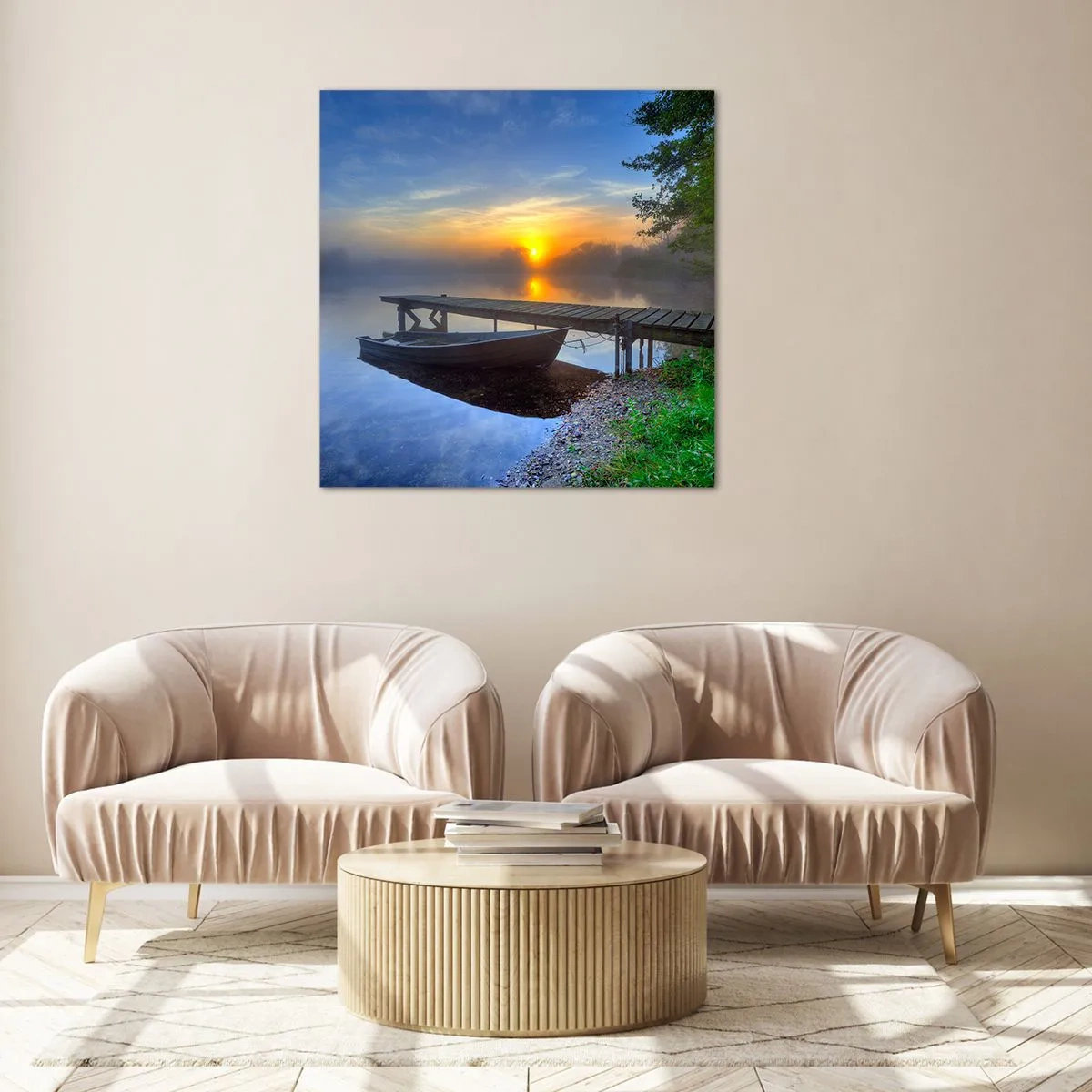 Obraz na skle - Jak se obyčejné mění na kouzelné - 50x50 cm