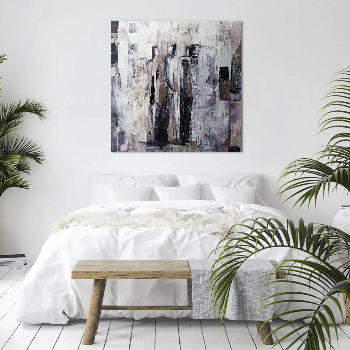 Obraz na plátně - Tajemná trojice - 40x40 cm